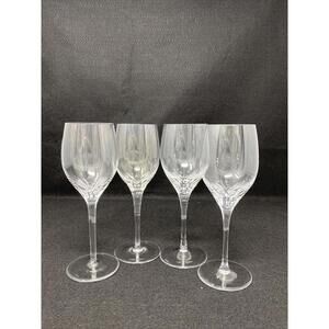 Lot Of 4 Crystal Wine Glasses - 3 Signed Rogaska 1 Unsigned Replacement